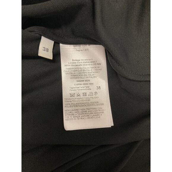 BOTTEGA VENETA $4100 Black Long Sleeve V-Neck Maxi Evening Gown Dress EU 38 US 2 - Picture 5 of 6